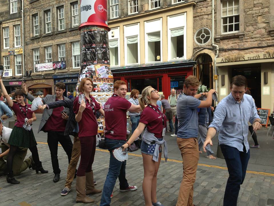 Flyering on the Royal Mile