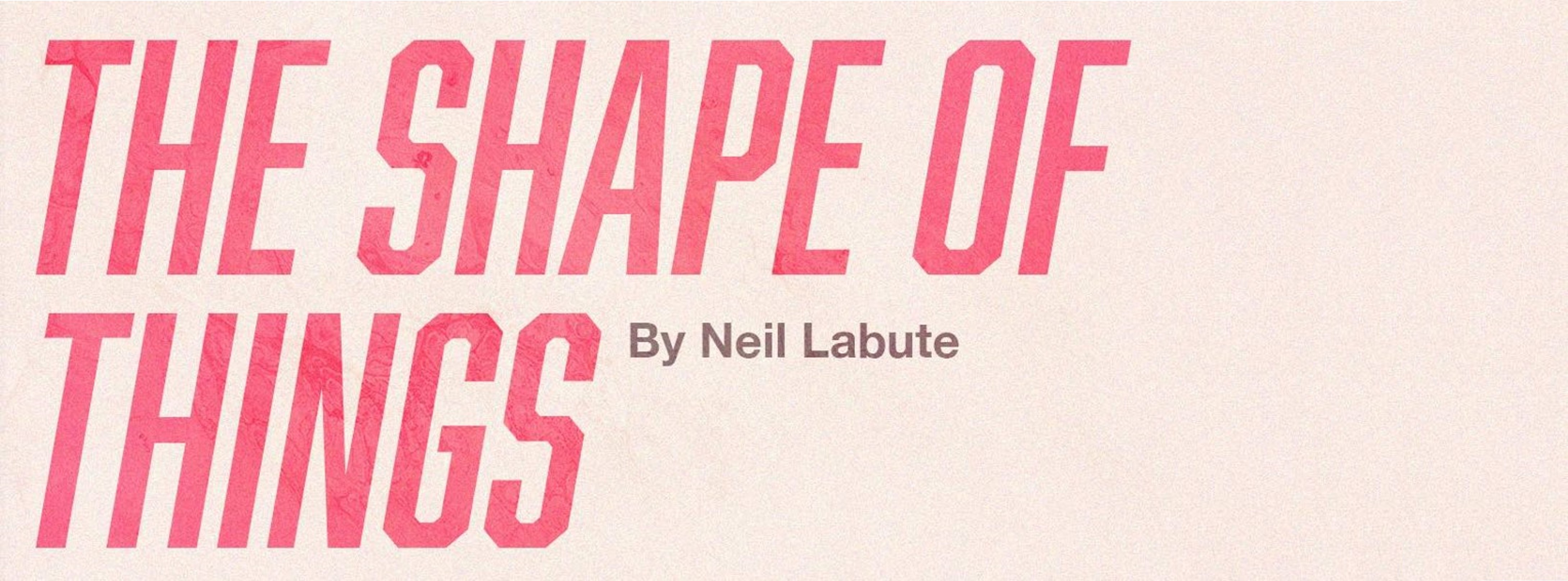 The Shape of Things